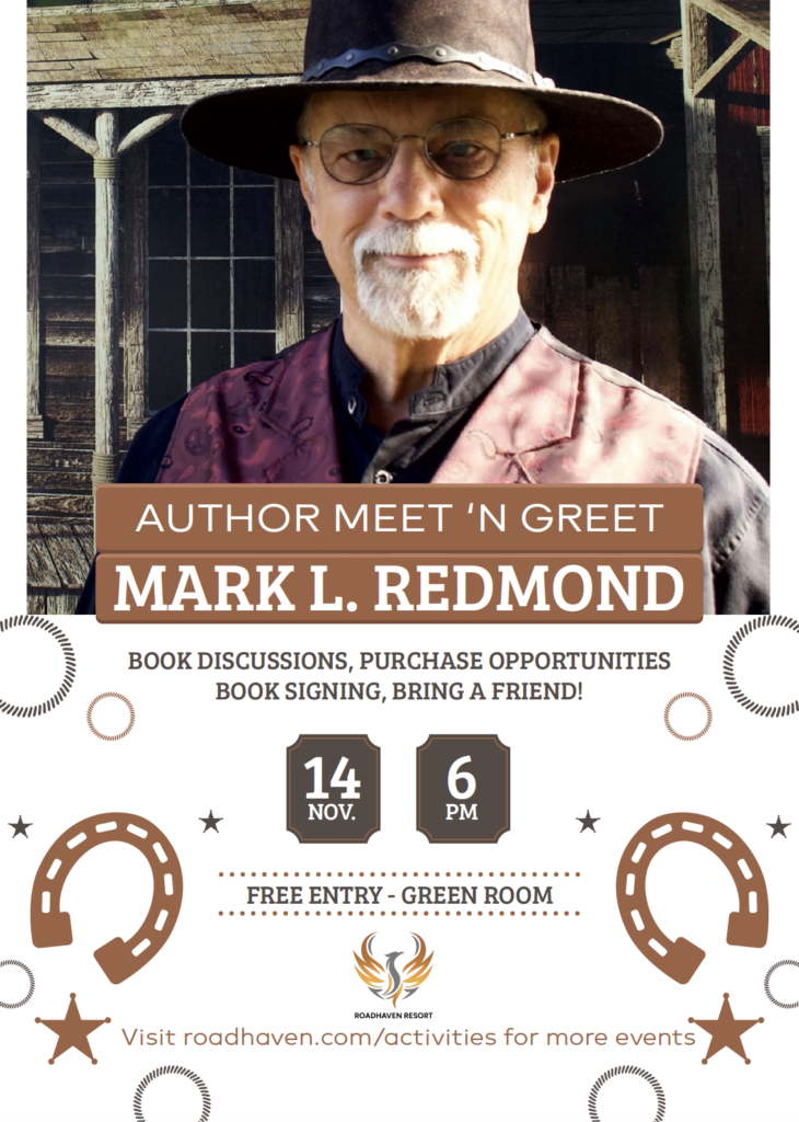 Mark L. Redmond Author Meet and Greet Flyer